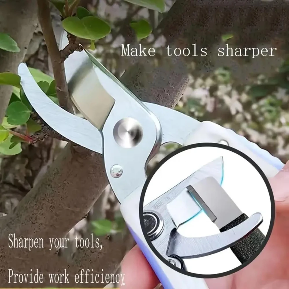 Knife Sharpener 1/2 Pcs Professional Tungsten Diamond Ceramic for All Blades Kitchen Garden Shears