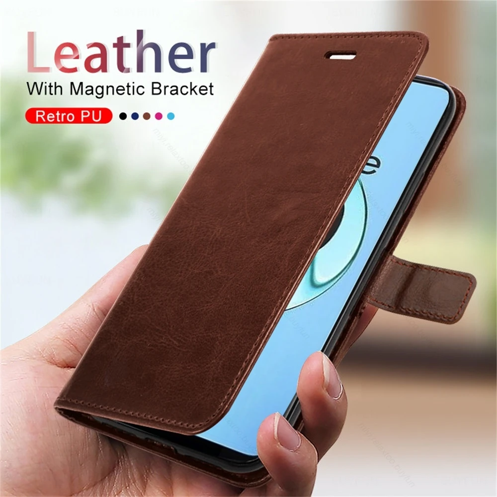Custodia Portafoglio In Pelle Con Flip Cover Per Realme 11 Pro / 11 Pro+ - Blindsight RFID, Slot Carte E Supporto Orizzontale - Blu