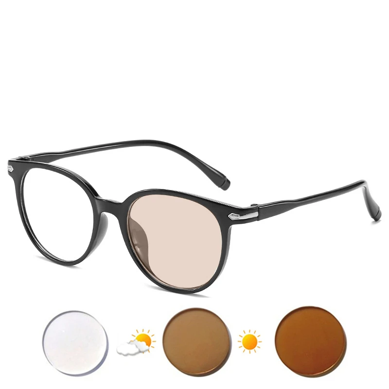 Prescription Nearsighted Glasses -0.5 To -10 Women Men Blue Light Blocking Or Photochromic Lenses Myopia Spectacles F508