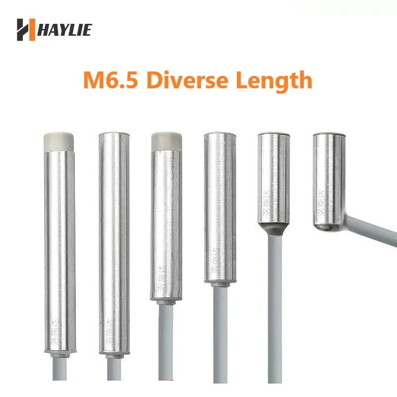 

Good Quality M6.5 Inductive Switch with Different Length Metal Sensor Proximity Switch Stainless Steel 3 Wires NPN DC12V 24V CE