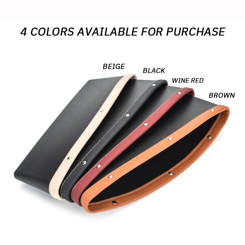 Car Storage Bag Didy Storage Universal Leak Proof Sundries Mobile Phone Car Seat Gap Box Gap Bag 1pc