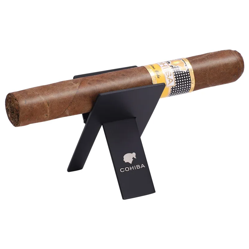 

Black Portable Cigar Case Folding Outdoor Cigar Smoking Accessory
