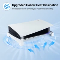 Desktop Bracket for PS5 Console Horizontal Game Console Cooling Base Stand for PlayStation 5 Disc & Digital Editions Accessories - Image 3