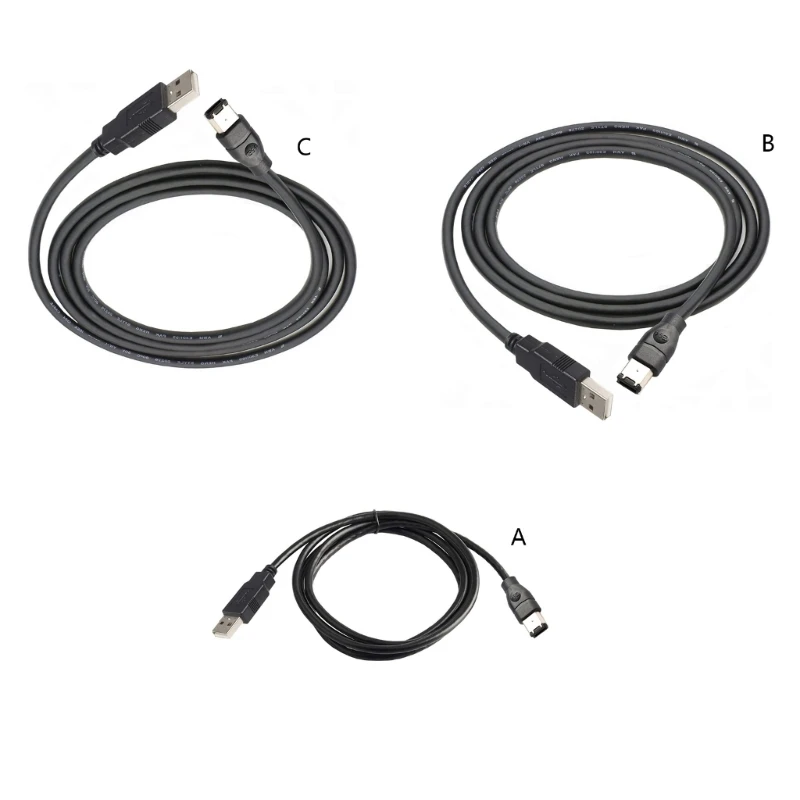 

IEEE 1394 6-контактный кабель «папа-USB» для передачи данных между USB и звуковыми картами
