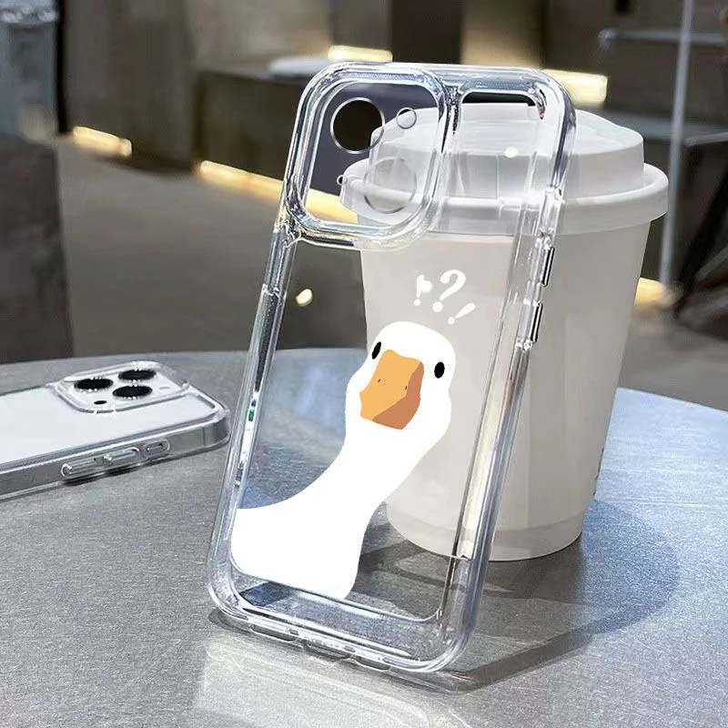 Adorable Duck-Themed Phone Case – Charming Design with Enhanced Protection