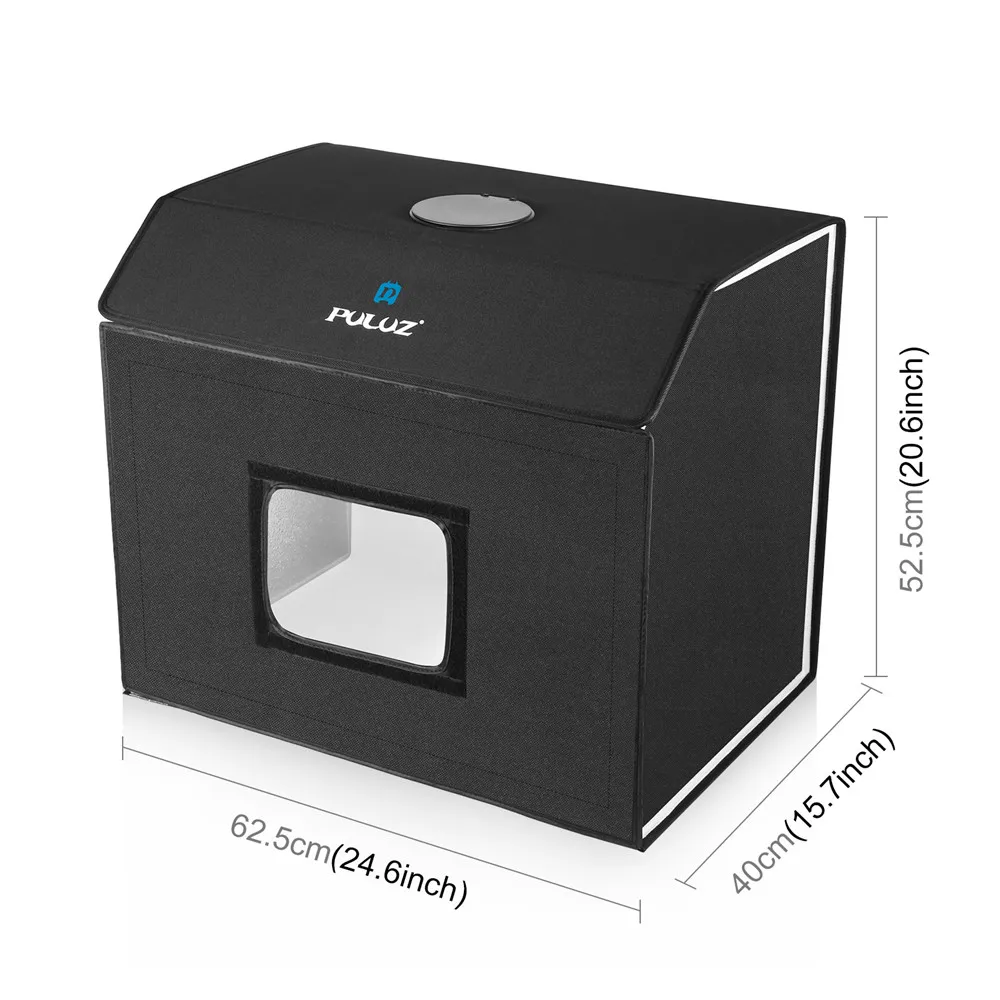 60 x 40cm Photo Softbox LED Light box Dimming Folding Portable Photography Studio Shooting Tent Box Kit with 6 Colors Backdrops