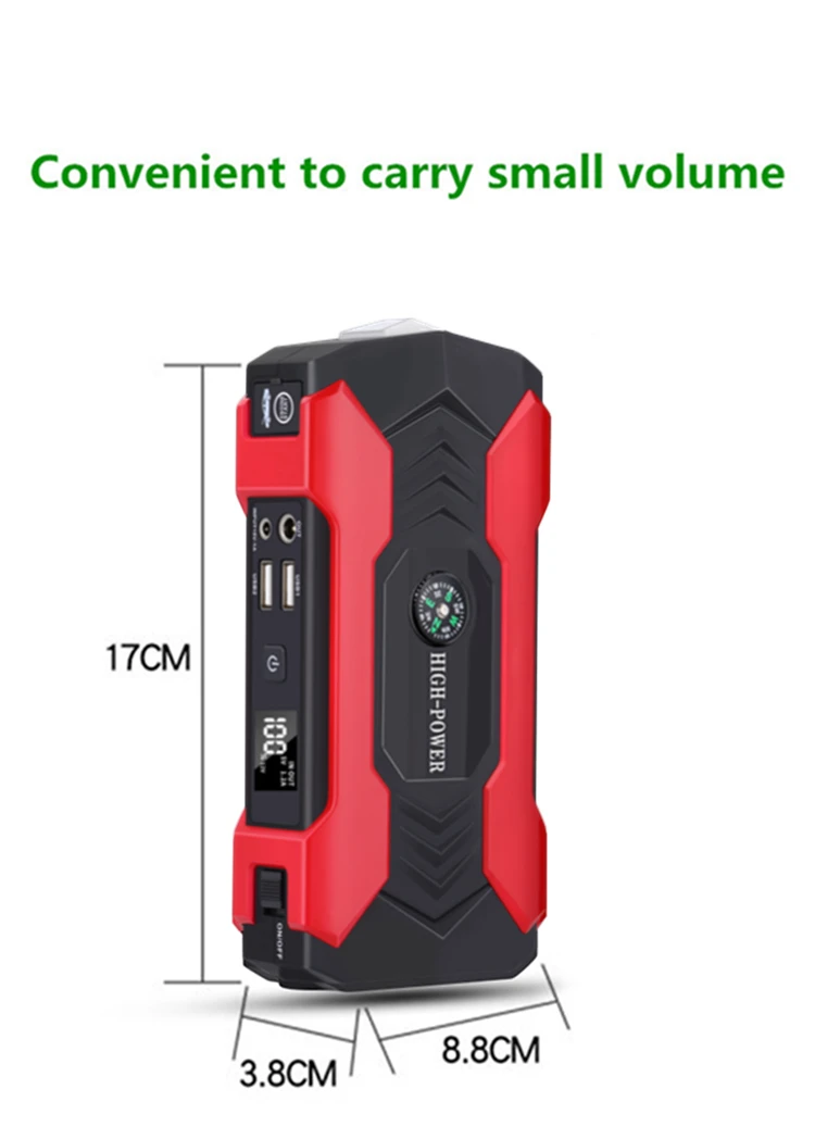 Car Jump Starter Power Bank 12v 11000MAH battery YOBIMALL