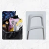 Folding Shopping Cart Free Installation Grocery Portable Stainless Steel Trolley Waterproof Fabric Storage Bag 13cm Wheels Cart 5