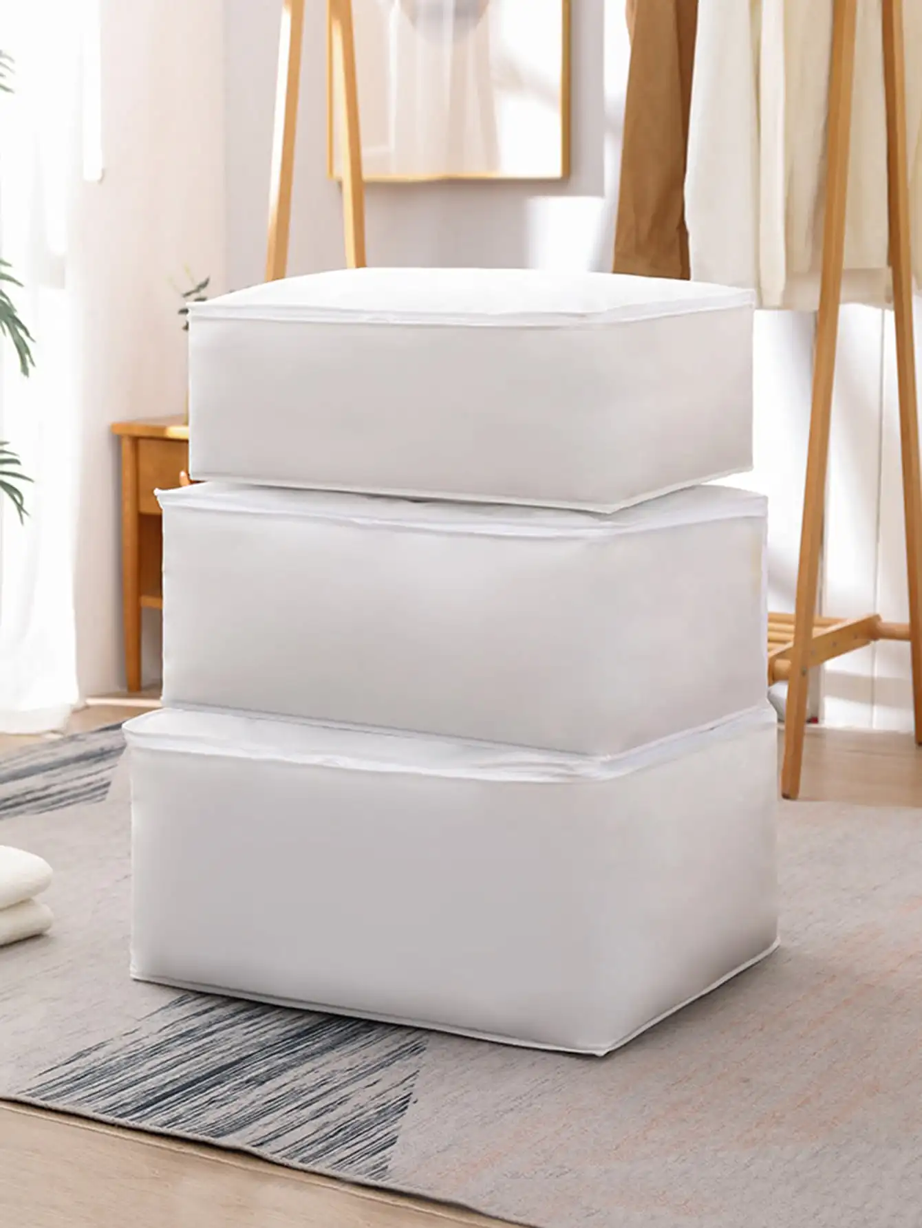 1pc-Quilt Wardrobe Organizer Clothes Storage Bags Moving Packing Bag Bed Bottom Waterproof and Moisture-proof Clothing Home