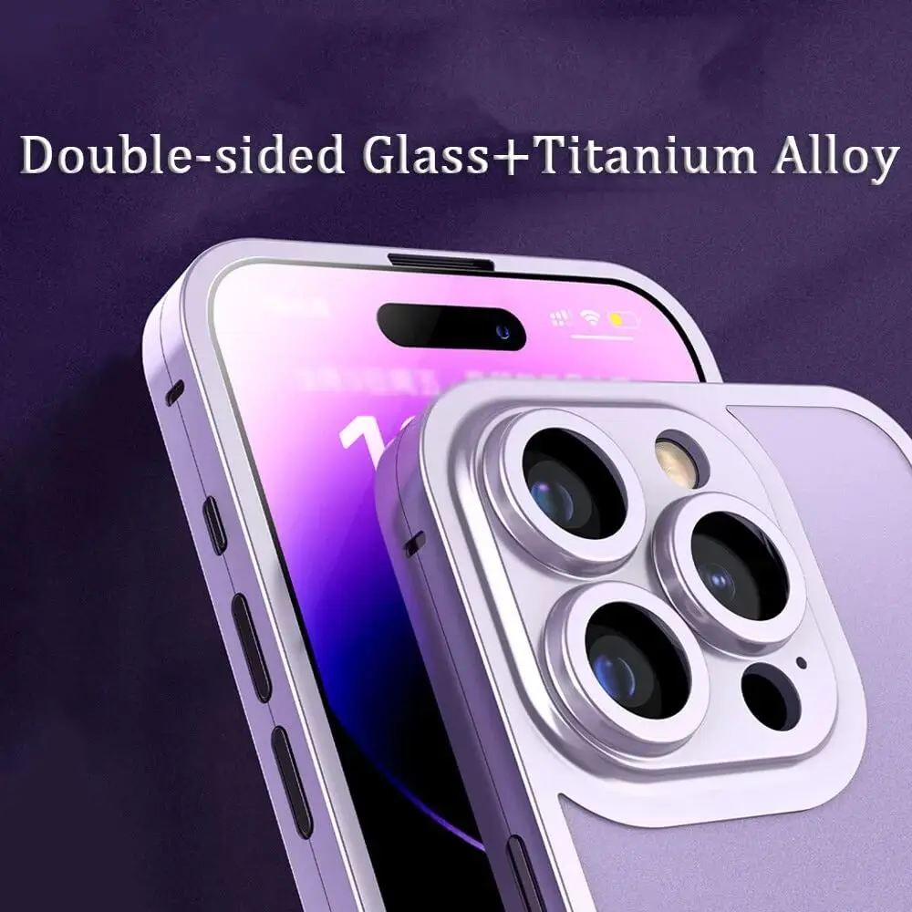 Achetez Pour Iphone 12 Pro Max TPU + Aluminium Alloy Slim-Fit Téléphone  Avec Couverture de Protection Contre le Cadre de L'objectif - Violet Foncé  de Chine