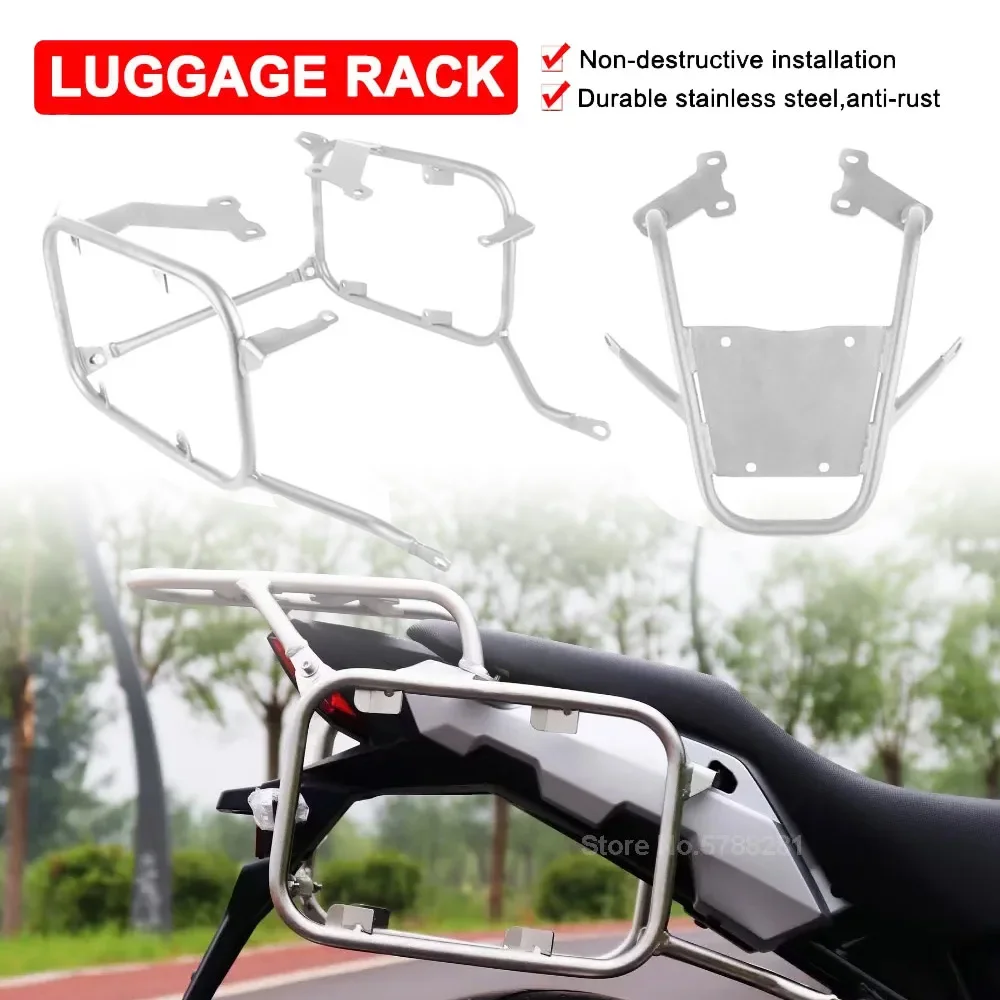 

Stainless Steel Luggage Rack For Honda CB400X CB500X 2019 2020 2021 2022 Motorcycle Saddlebag Panniers Trunk Top Case Bracket