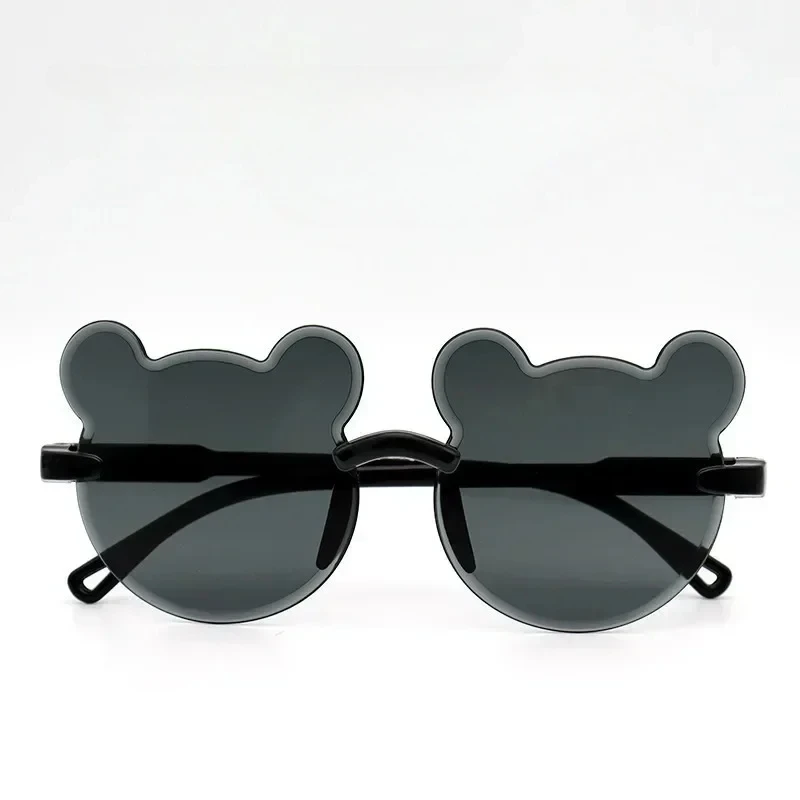 Kids Sunglasses Children and girls Baby glasses spring and summer boy sunshade mirror UV protection cute bear