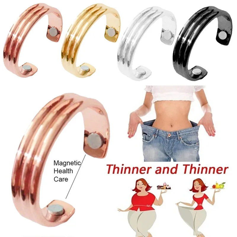Fashion Slimming Finger Ring Micro Magnetic Weight Loss Finger Ring Fat Burning String Stimulating Acupoints Fitness Health Care