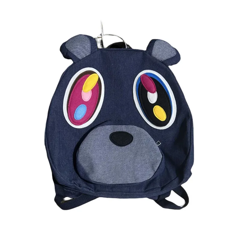 Kanye West Bear Large Capacity School Backpack Laptop Bags Kanye