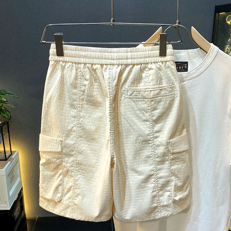 American Workwear Shorts Men's Summer New Casual Versatile Loose Breathable Trendy Fashion Stretch Sports Fifth Pants 2
