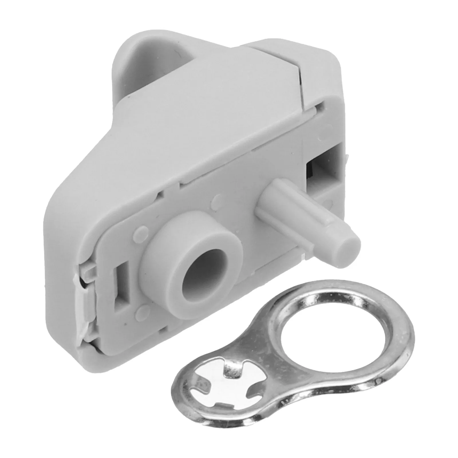 Sonnenblenden Clip Halterung Für Fiat 500X 2016-2023 – Grau ABS, OEM 6AP00MS7AA