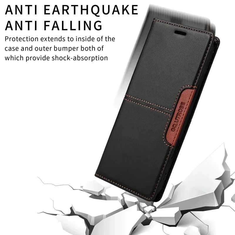 Flip Leather Wallet Magnetic Phone Case Cover – Premium Protection and Style