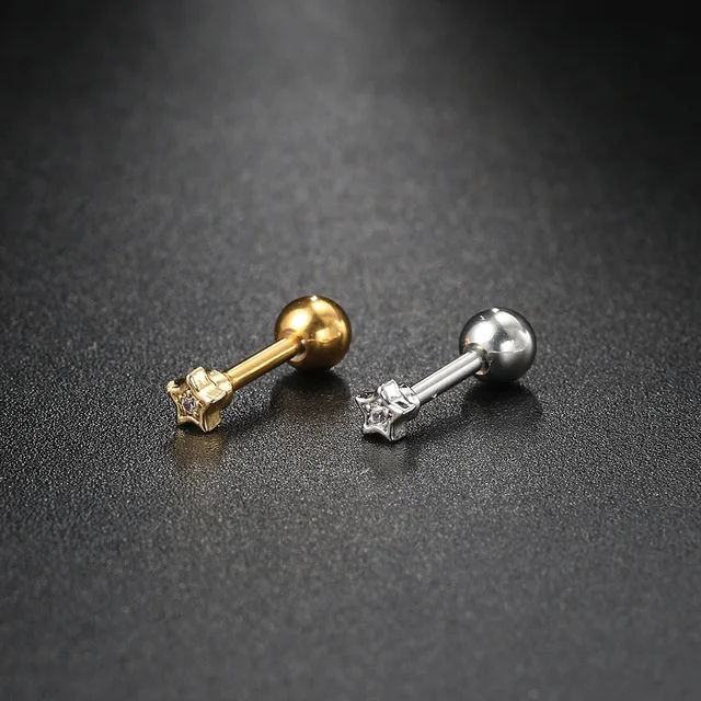 Piercing Naso E Orecchio Acciaio Chirurgico - Senza Filo, Anallergico, Con CZ - Foto 10