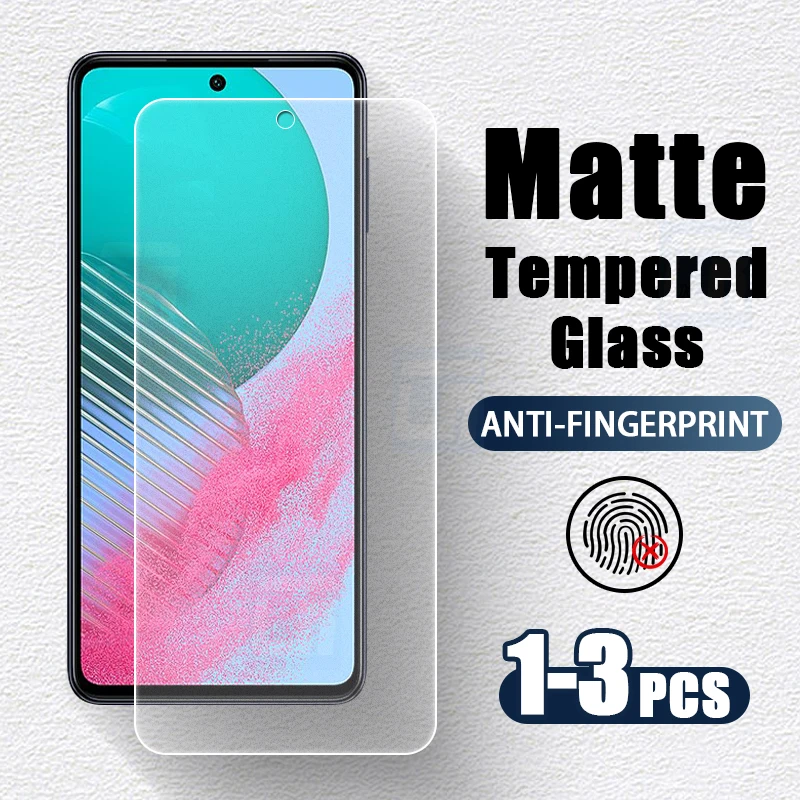 

1-3Pcs Frosted Glass For Samsung Galaxy M54 M34 M14 M04 M53 M33 M23 M13 Screen Protector For Samsung M62 M52 M42 M32 M22 M12 M02