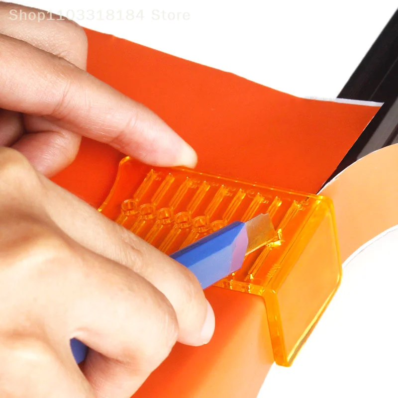 Car Vinyl Wrapping Squeegee Sticker Decal Film Mark Scraper Plastic Cut Aid Tool Window Tint Sign Making With Angle 140&deg; 90&deg;