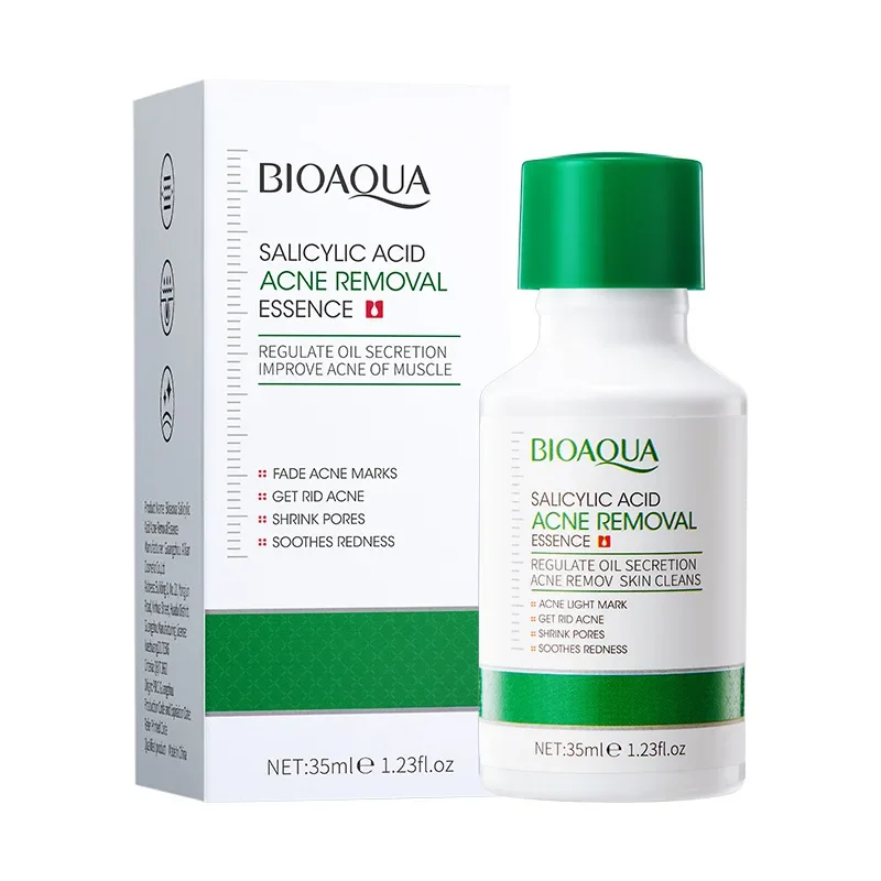 BIOAQUA Salicylic Acid Acne Removing Essence Face Serum Moisturizing Repairing Acne Treatment Skin Care