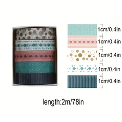 Minimalist Solid Color Washi Tape Set - Decorative Craft Tape for Journaling, Scrapbooking, and Gifts (1127 - 9)