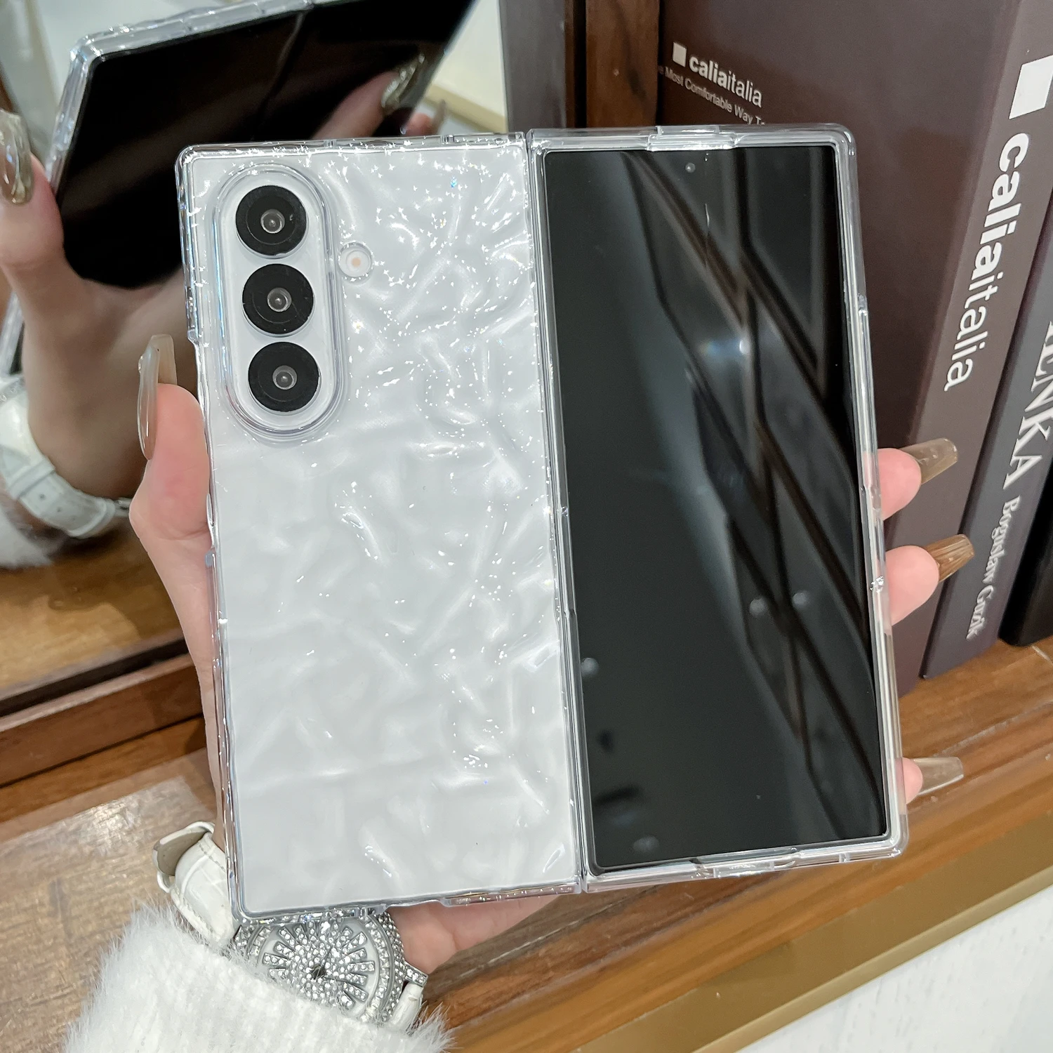 Ultra Clear Thin Design Soft Phone Case - Water Ripple Transparent Cover