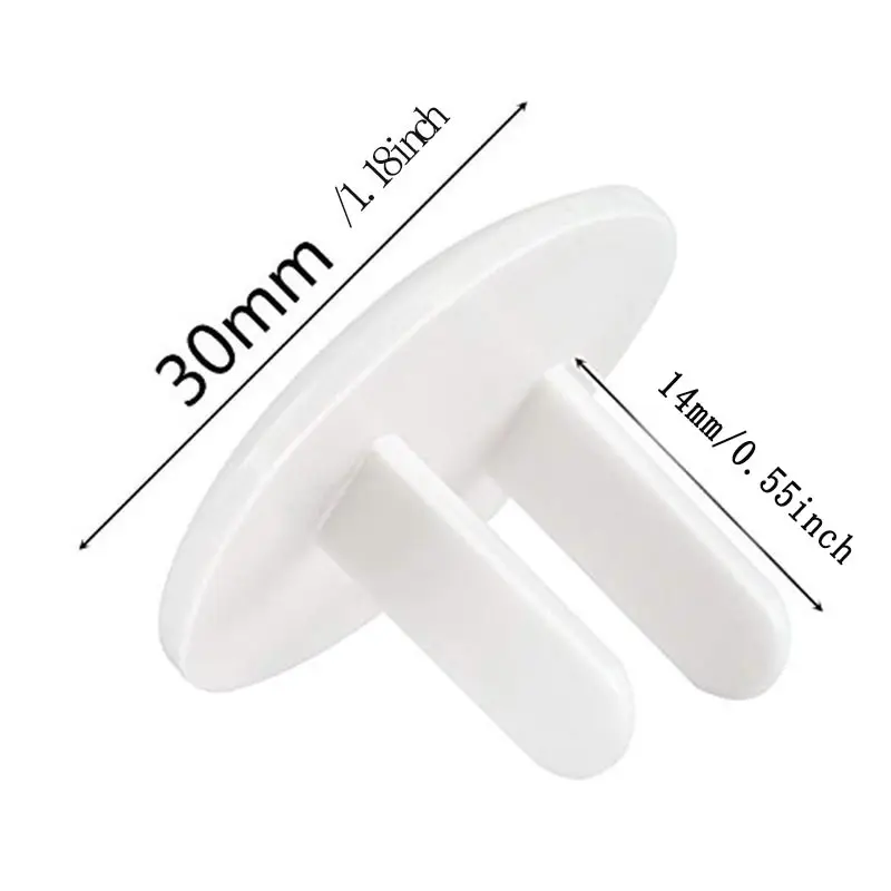 Baby Proofing Outlet Covers 10pcs Safety Sturdy Childproof Electric Plug Protectors For Home & Office