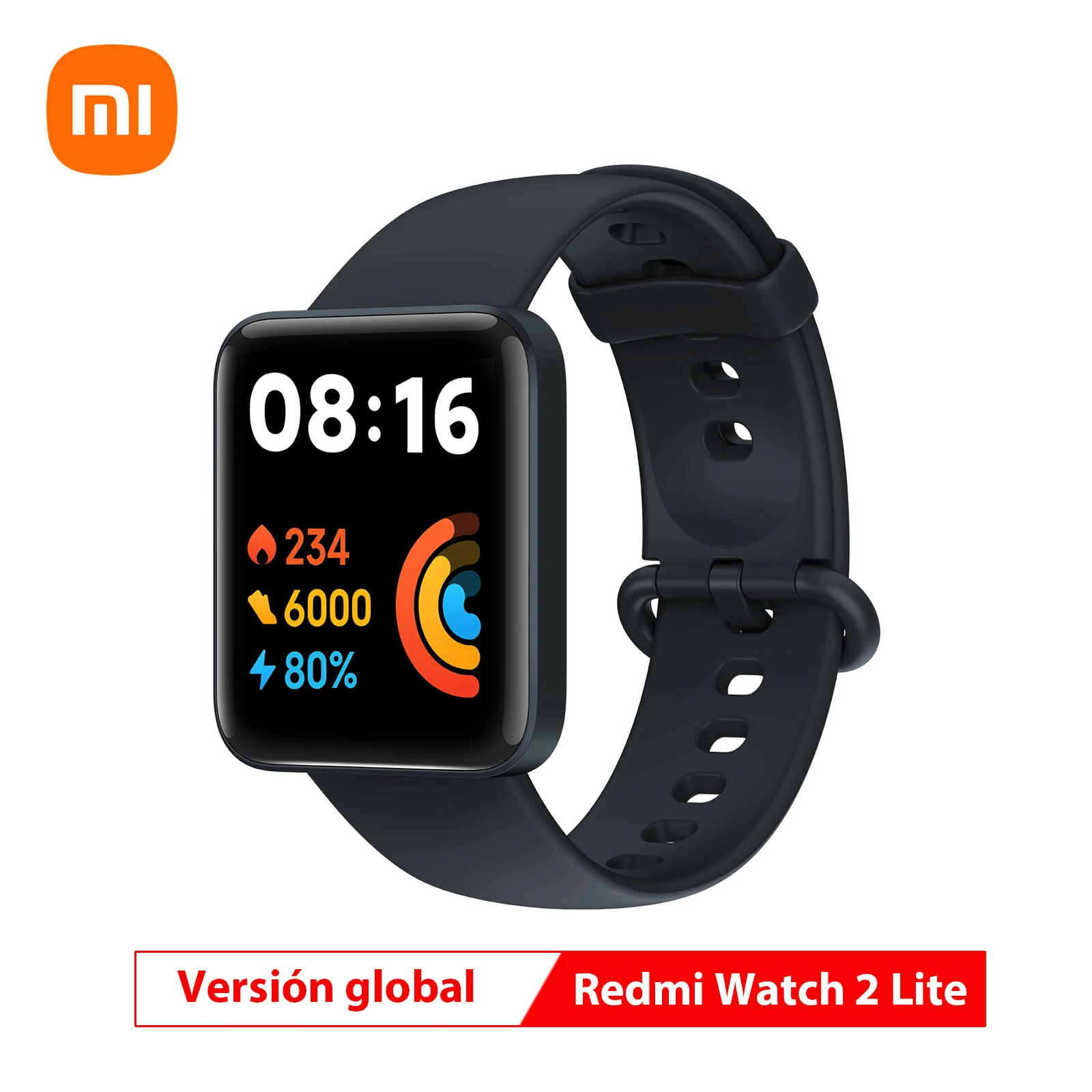 Умные часы Xiaomi Redmi Watch 2 Lite экран 1 55 дюйма Bluetooth 5 0 пульсометр уровень кислорода в