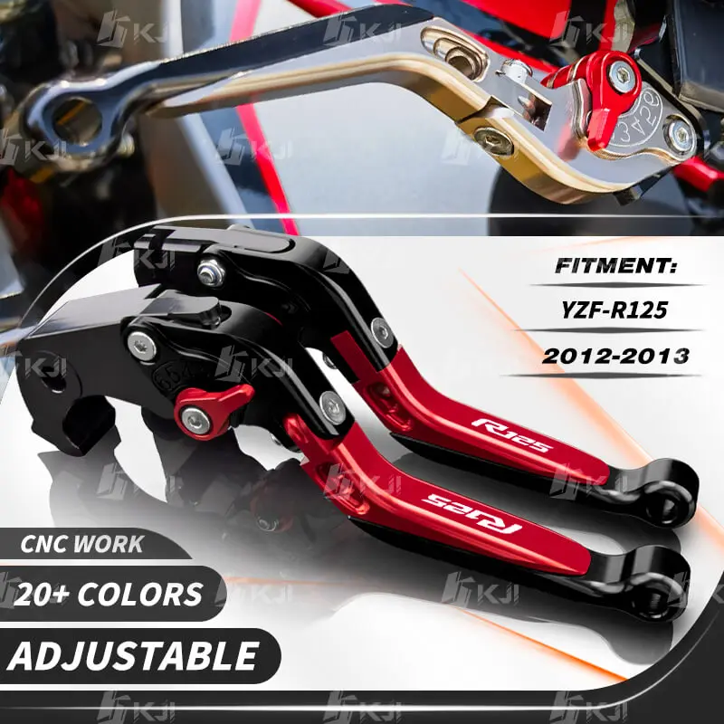 야마하용 Yamaha YZF R125 2012-2013 폴딩레버 조절식 브레이크 레버 클러치 레버 확장형