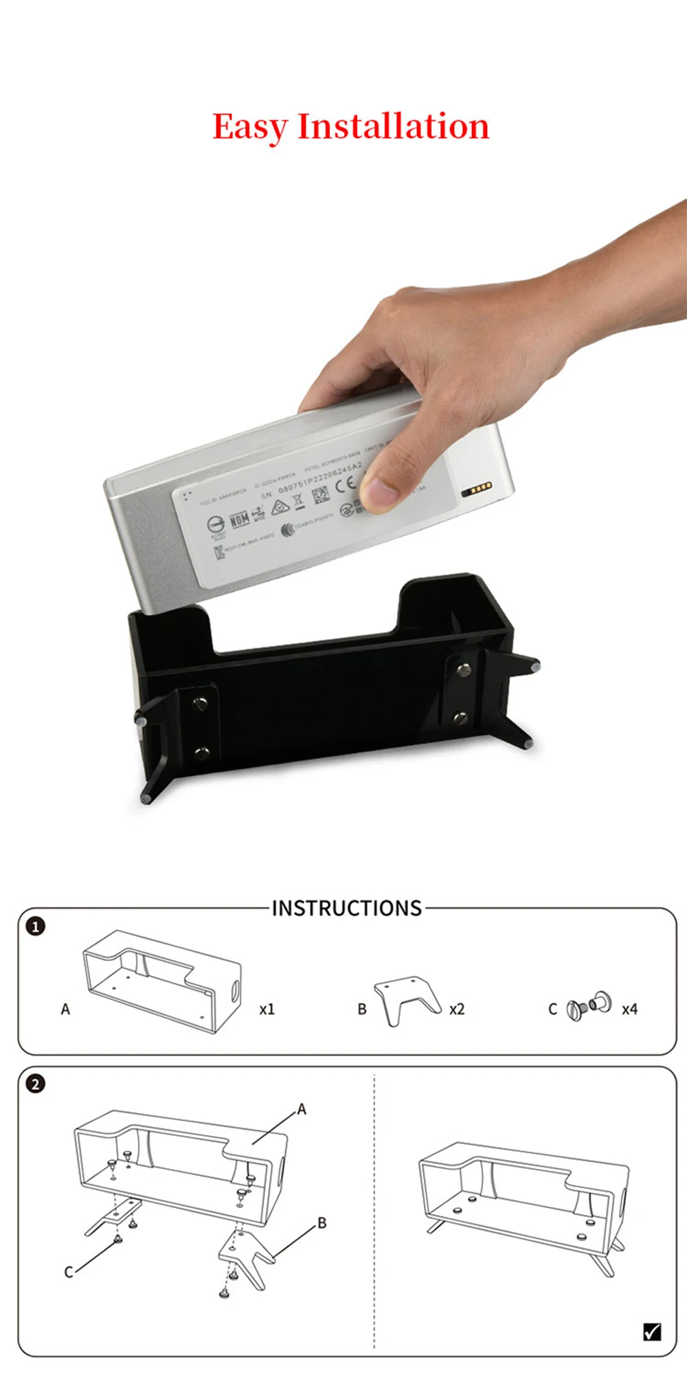Acrylic Desktop Speaker Bracket for Bose SoundLink Mini 1 2 Gen Stand Smart Speaker Holder Base Mini II Support Frame Rack