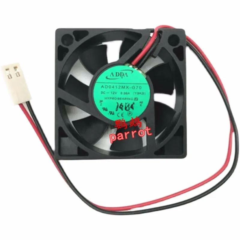 Ventilador Cpu para Adda Ad0412mx-g70 Dc12v 0.08a Rolamento Hidráulico Silencioso Ventilador de Refrigeração 40*40*10 mm Novo