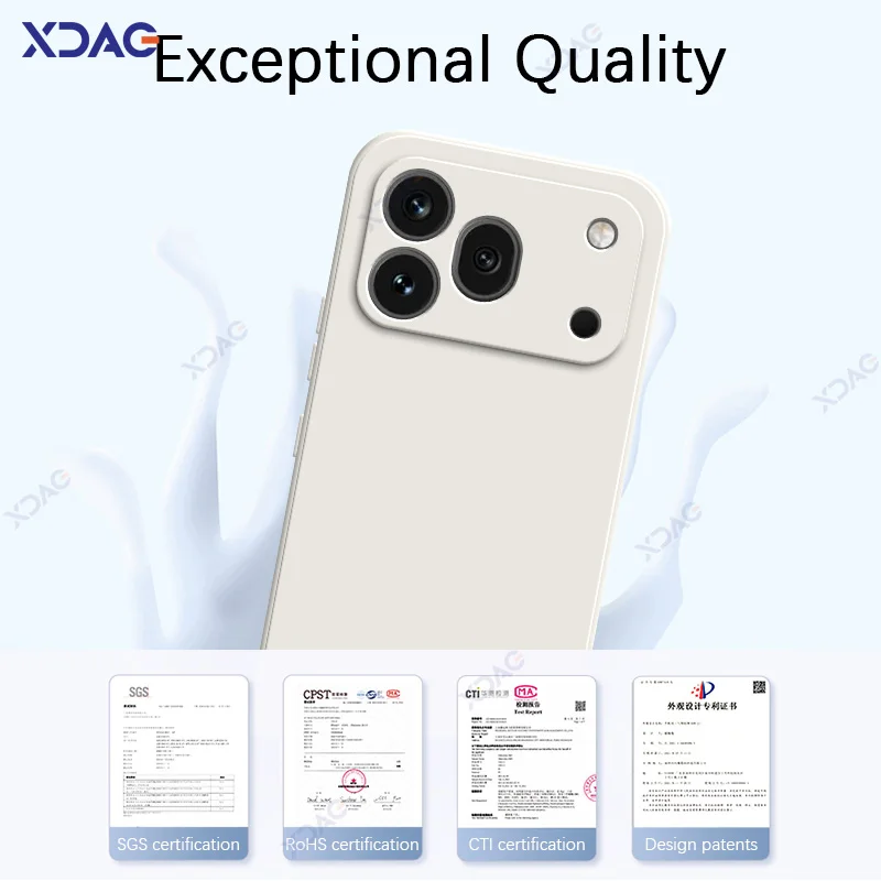 Minimalist Liquid Silicone Phone Case with Camera Protection and Slim Design
