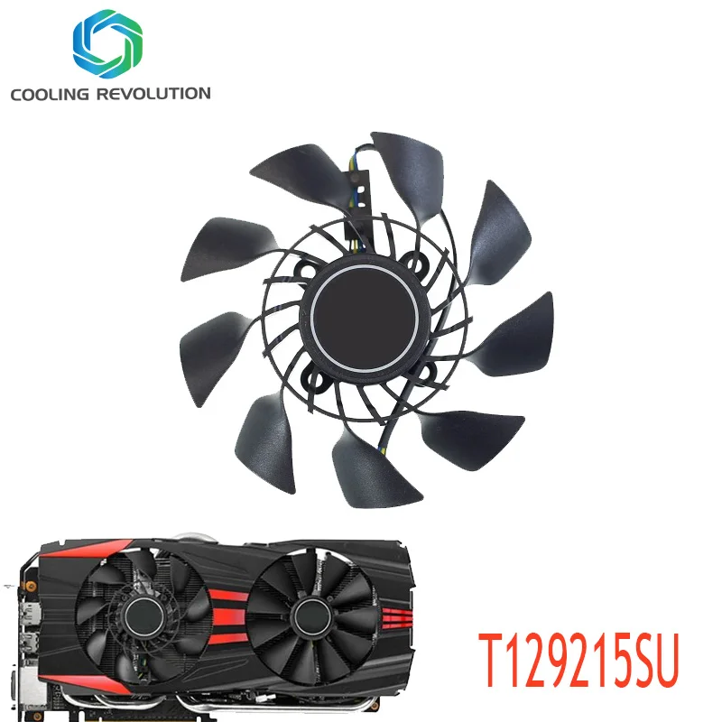 Original para Asus Gtx760 780 780ti r9 280 290 r9 280x 290x r9 390 390x Gtx970 Cartão Vga Ventilador de Refrigeração T129215su dc 12v 0.5a 95 mm - Imagem 3