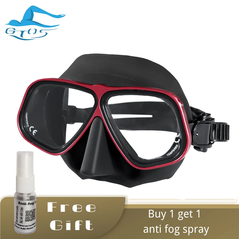 Free Diving Mask Snorkels Set Anti Fog adult FreeDive Goggles Snorkel