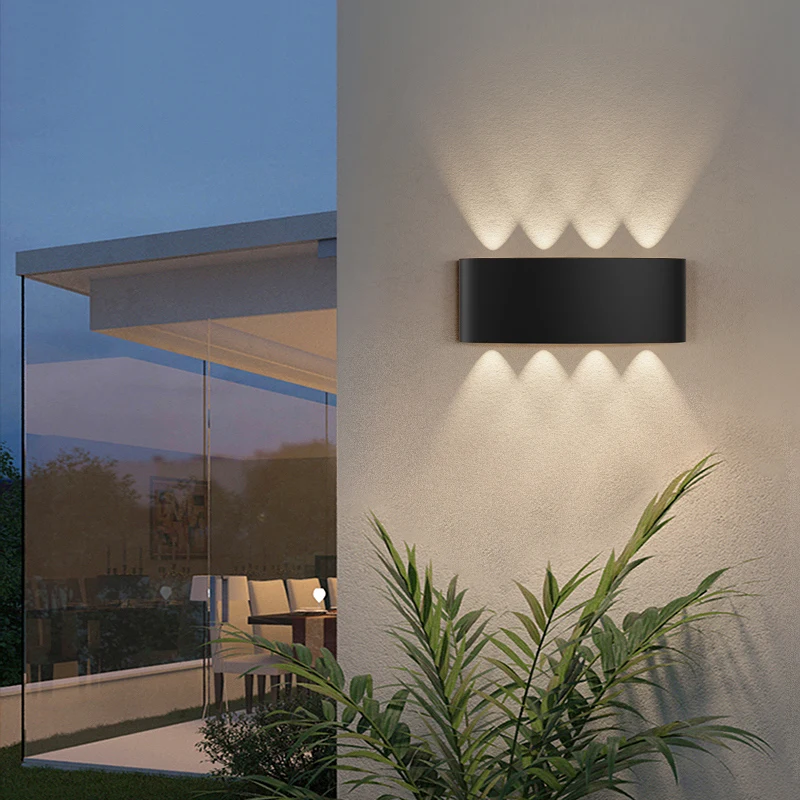 MANVIV Wall Lamps Outdoor Lights for Bedroom Up and Down 2/4/6/8/10W Wall Light 110V 220V Modern For Stairs Home Accessories