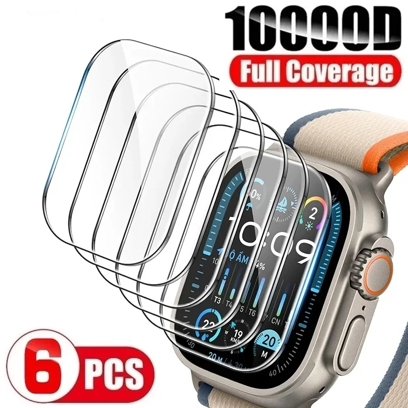

Screen Protector for Apple Watch Ultra 2 9 8 7 SE 6 5 4 Full Protective Film for Apple Watch 49MM 45MM 41MM 44MM 40MM Film Foil