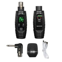 UHF Wireless XLR Transmitter Receiver Mic Head Kit Rechargeable Mic Adapter Wireless Guitar Transmitter Receiver 1