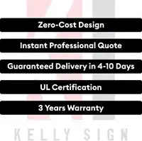 Restaurant Signboard Design Office 3D Led Sign Board Business Outdoor Advertising Aluminium Steel Led Letter Custom Sign Board - Image 2