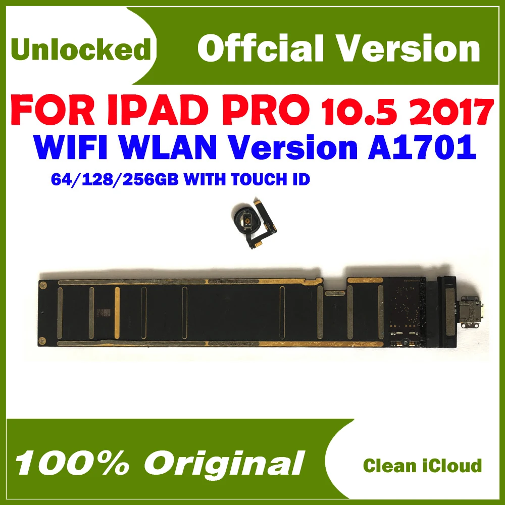 Clean Icloud Logic Mother Main Board For Ipad Pro 10.5inch A1701