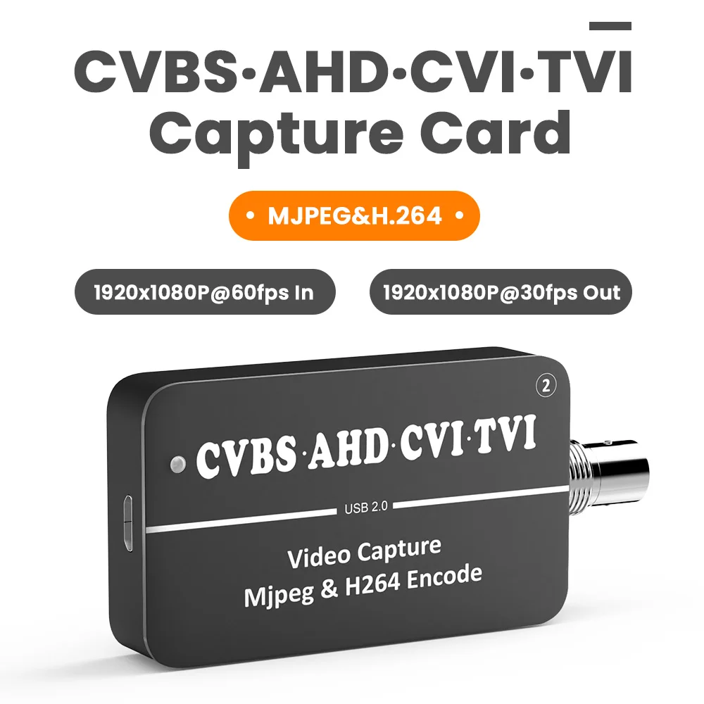 cvi-to-usbキャプチャカード、lcc261、cvbs、ahd、cvi、tvi、h264およびmpeg、2-streamerエンコーダ、ahdコンバータ、1080p、cvbs2uvc