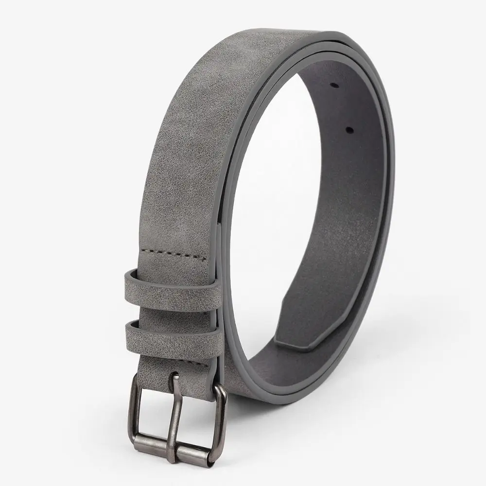 Fashion Pin buckle Suede Leather Belt Luxury Design Casual Business Waist Belt Retro Waistband For Women - Image 2