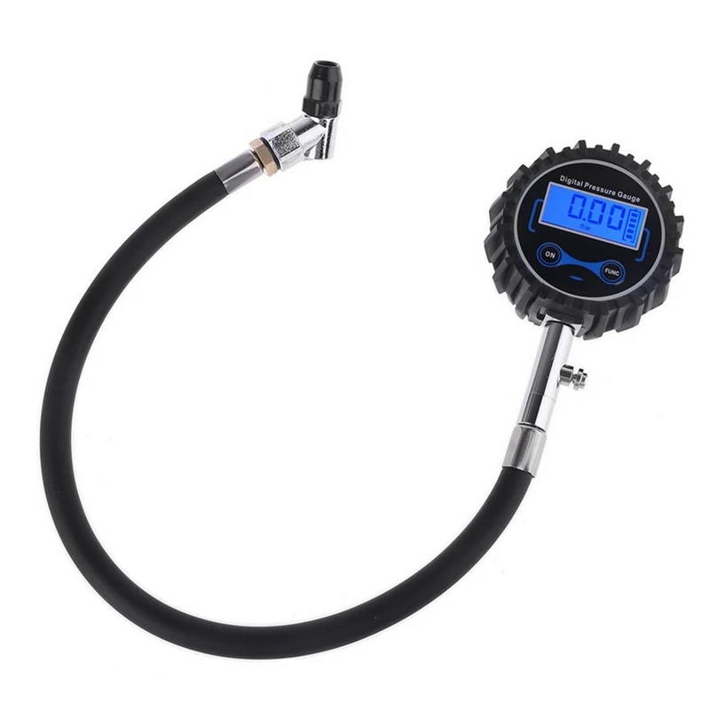 3～200PSI Car Tire Pressure Gauge LCD Display High Precision Digital Tire Tester For Car Truck Vehicle Motorcycle