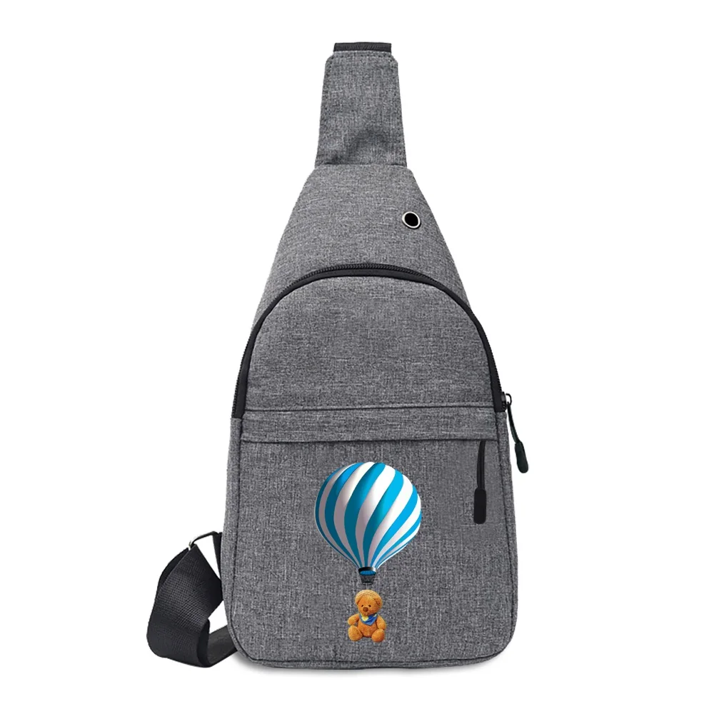 Men\'s Shoulder Bag Canvas Sport Crossbody Trend Outdoor Chest Bag for Men Daily Picnic Travel Package Mobile Phone Chest Bag