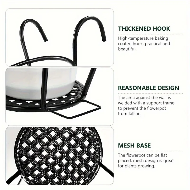 Hanging Metal Flower Pots 4