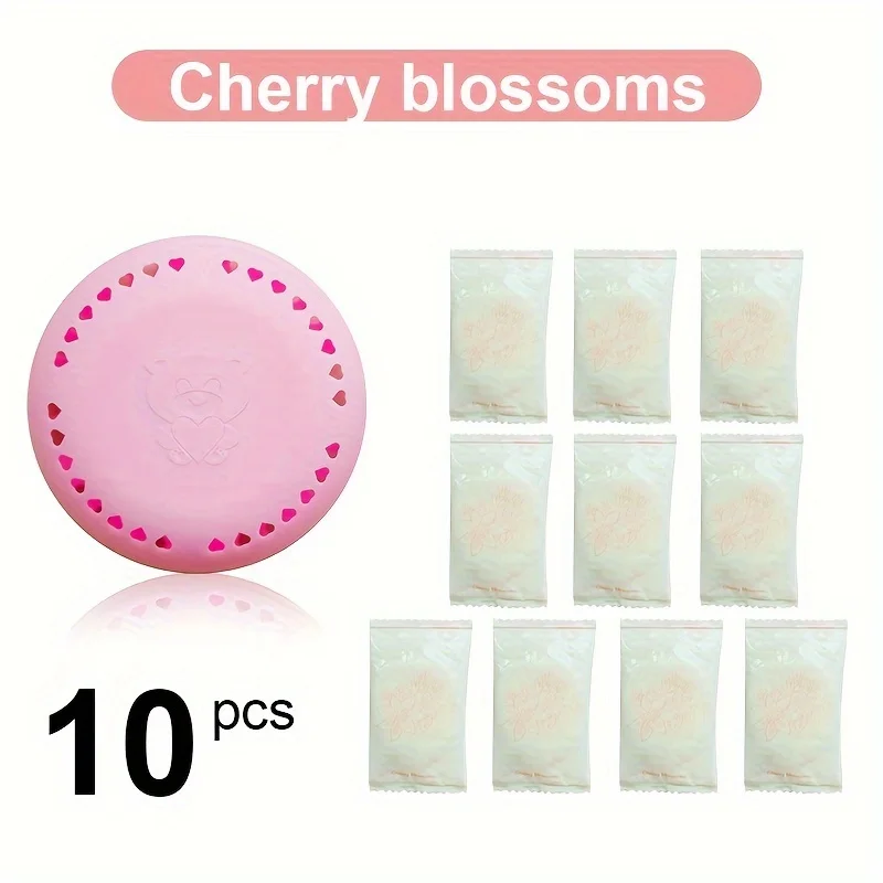 10pcs Long-Lasting Aromatherapy Air Fresheners with Extra Shell | Solid Deodorizer Tablets for Home/Car/Bathroom/Wardrobe
