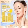 Kojic Acid Tumeric Cleansing Oil Kit Moisturizer Face Cleaning Sensitive Skin Care Products Shrink Pores Cleansing Face Care Oil 1