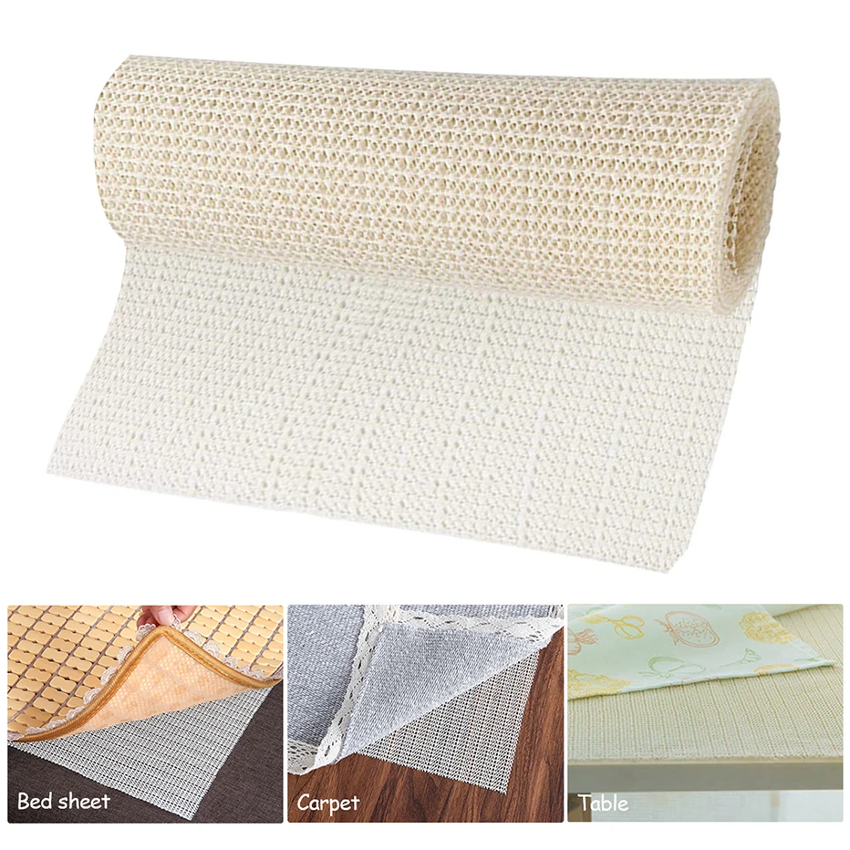 50X80cm Area Rug Gripper Pad Non-Slip Floor Protection Cushion Carpet Mat  Cuttable Size Anti Slip Pad for Bed Sheet Carpet Table