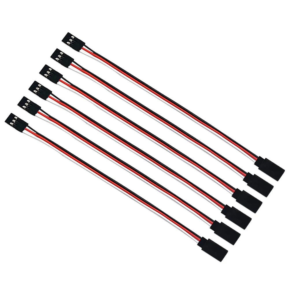 10pcs/lot 100mm/150mm/200mm/300mm/500mm/1000mm Servo Extension Lead Wire Cable Male & Male/Female & Male For JR Futaba RC Servo 2