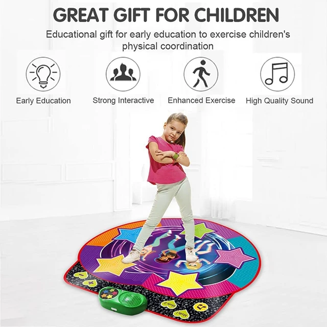 Tapis de danse pour enfant, jouet pour fille et garçon de Toys3-10 ans,  avec musique et rythme réglable, idéal comme cadeau d'anniversaire ou de  noël - AliExpress